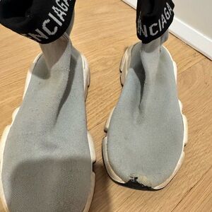 Balenciaga Gray Sock Sneakers